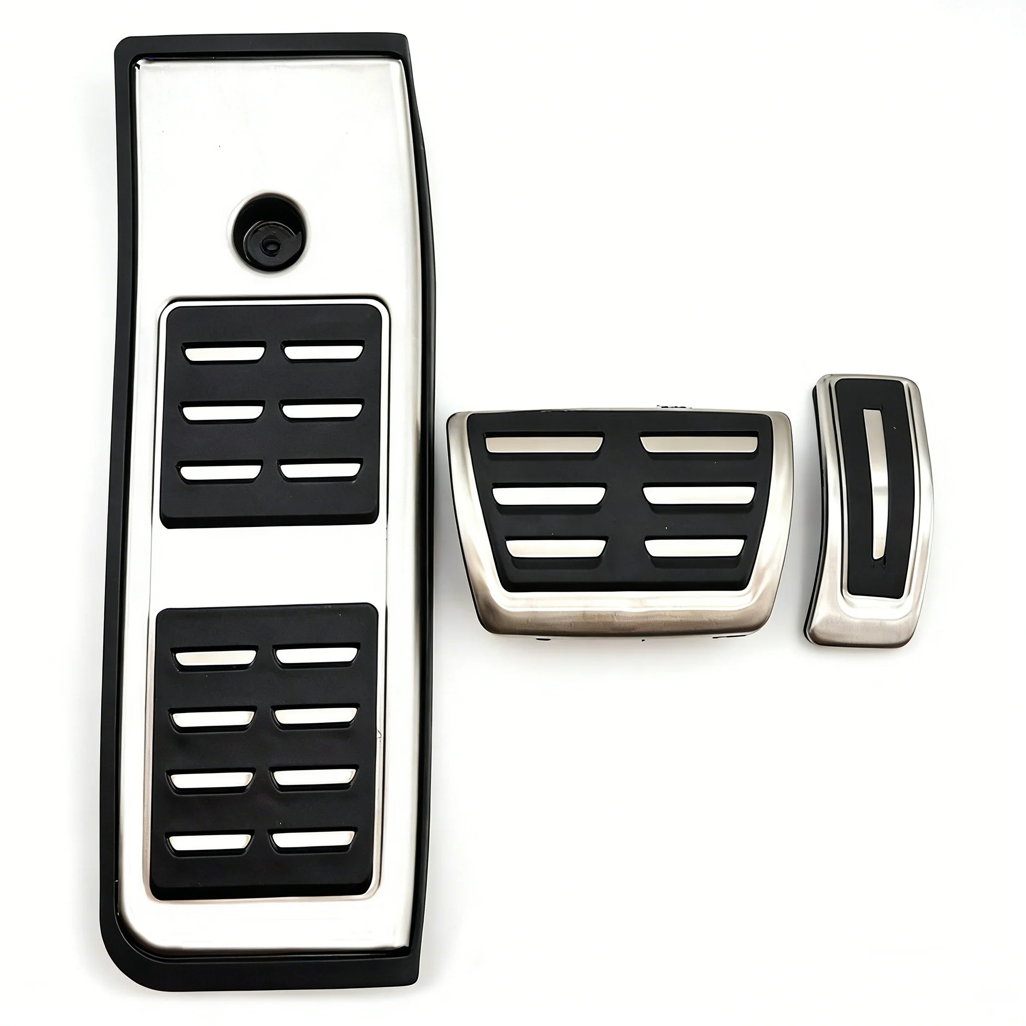 

Sporty Aluminum Pedal Covers for Audi A4 A4L 16-22 Anti-Slip Accelerator Brake Pedal Kit