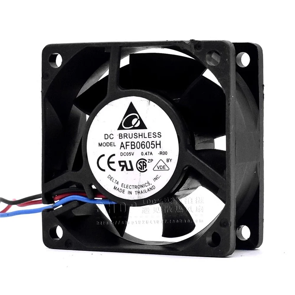 

new AFB0605H -R00 5V 0.47A 60mm 6025 3P axial cooling fan for delta 60*60*25mm