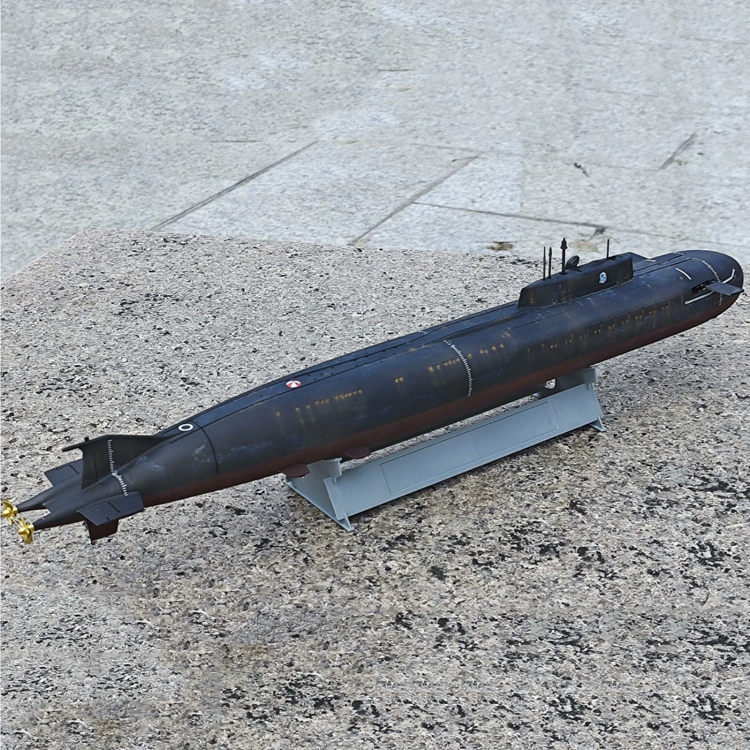 1/350 RC قارب 44 سنتيمتر محاكاة كورسك التحكم عن بعد الغواصة ثلاثية الأبعاد الطباعة صب RC السفن نموذج RTR الكبار السفينة لعبة هدية