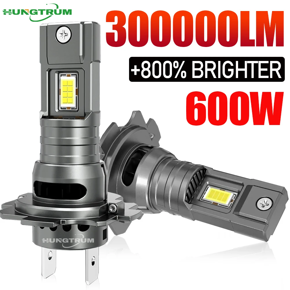 

H7 Светодиодные фары CANBUS 30000LM 7035 CSP чип 1: 1 Мини - размер подключаемый автомобильный светильник 6000K с вентилятором беспроводная турбина противотуманная лампа