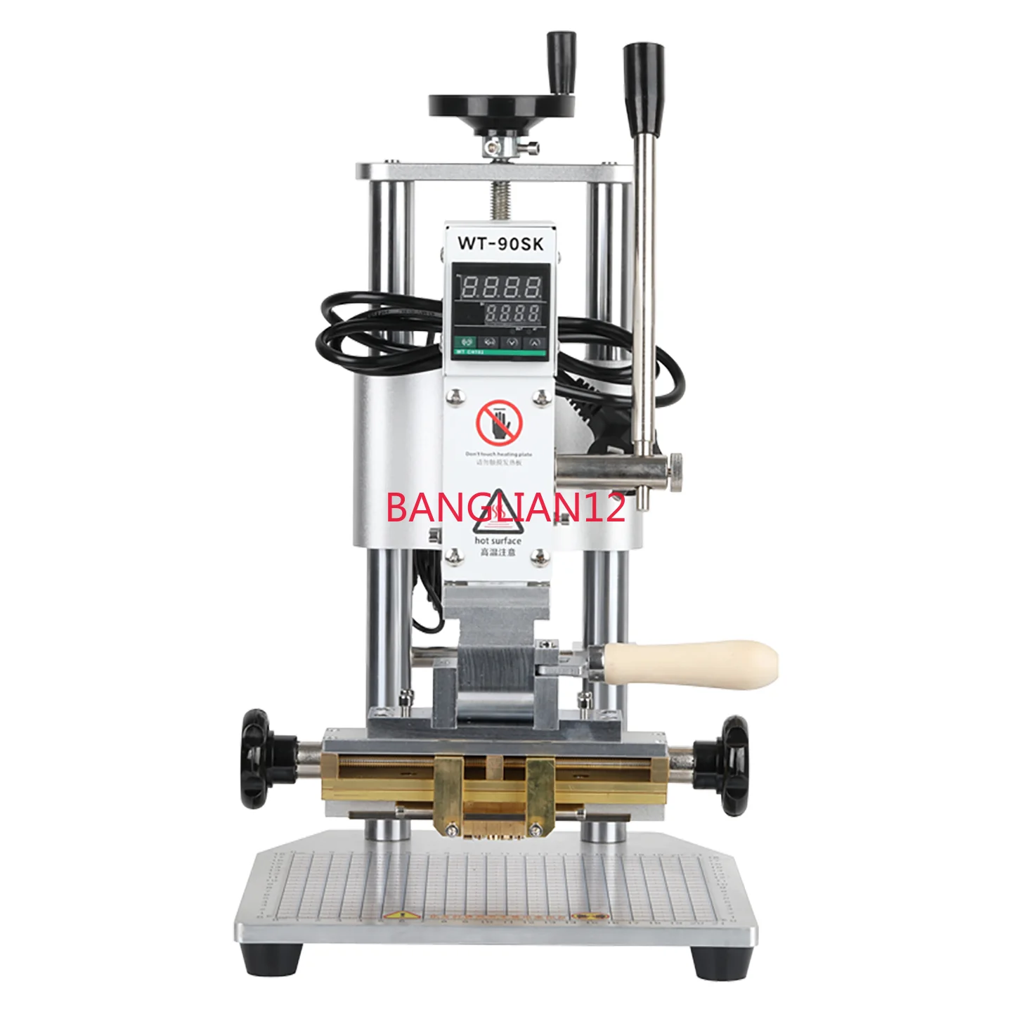 

Multi-functional hot stamping machine, flip hot stamping fixture, handmade leather goods, leather LOGO hot stamping