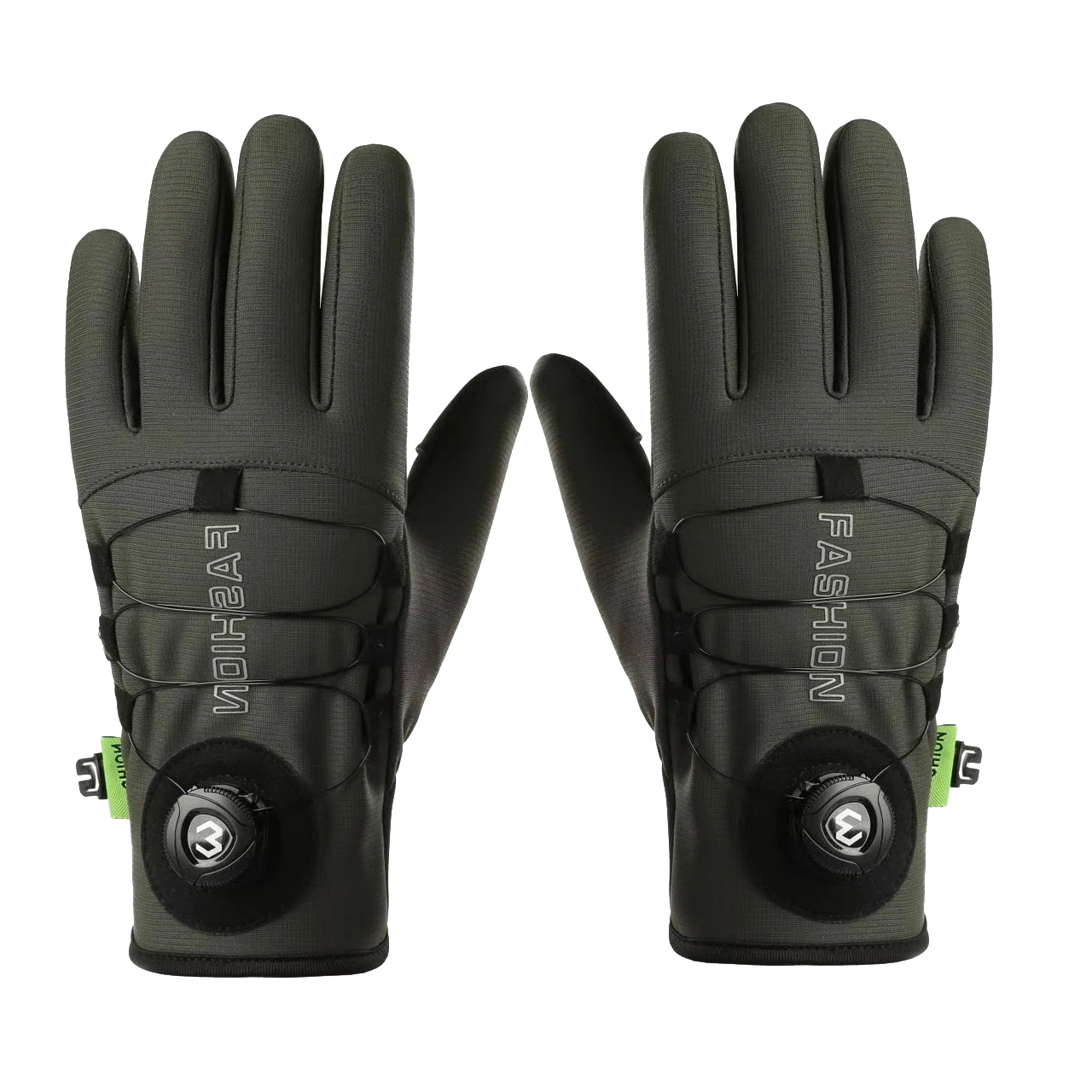 OFFBONDAG Winter-Wärmehandschuhe für Männer und Frauen, Verlängert, Verdickt, Winddicht, Wasserdicht, Sport-Touchscreen-Handschuhe für MTB, Skifahren, Radfahren