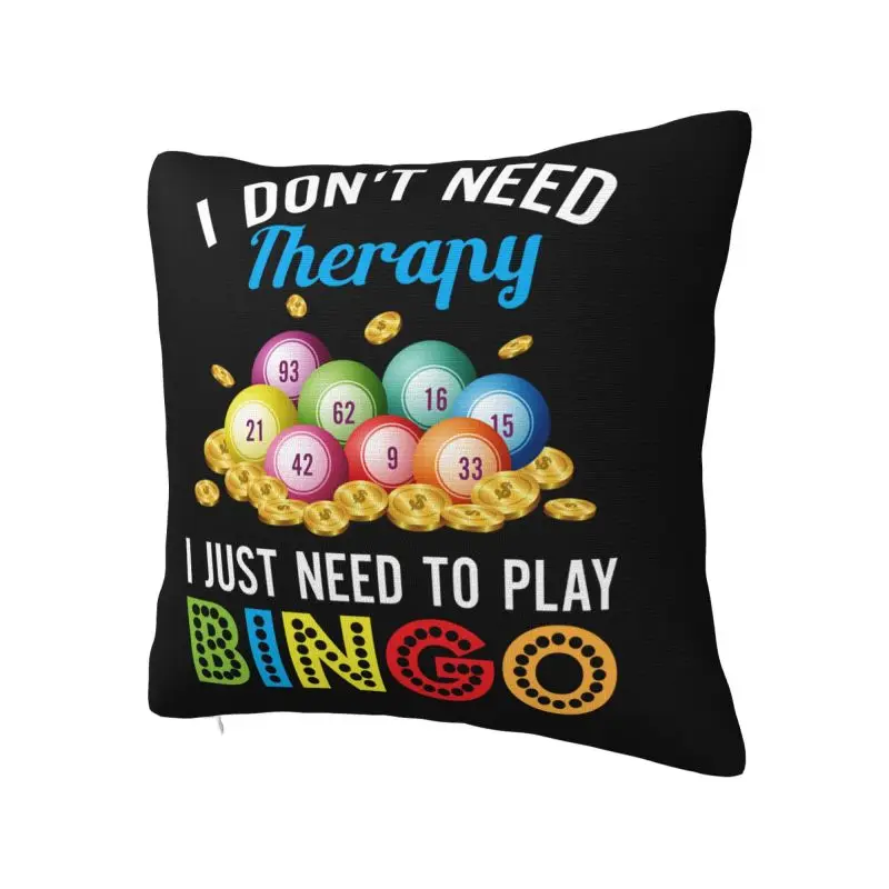 Luxury Hot Game Bingo Cushion Covers 45x45cm Soft Pillow Case for Sofa Car Square Pillowcase Home Decor