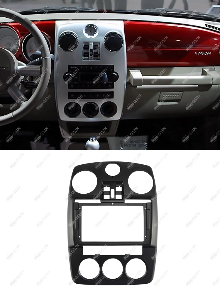 For CHRYSLER PT CRUISER 2005-2010 9 INCH Car Radio Android Stereo Audio Screen Multimedia Video Player Navigation Harness Cable