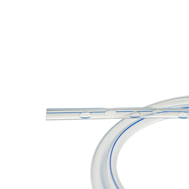 10Pieces100% Medical Silicone Round Perforated Drains With Silicone Reservoir Wound Drainage System Sterile Veterinary Products