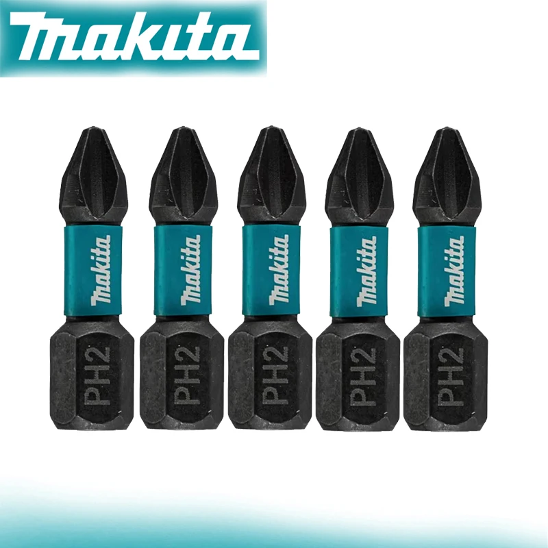 

Makita Original Bits PH2 25MM Impact Screwdriver High Hardness Alloy Electric Screwdriver Drill Bit Tools Part