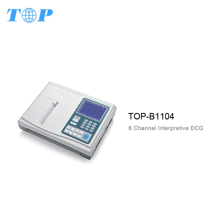 TOP-B1104 high quality smart ecg machine ecg machine 3 channel portable