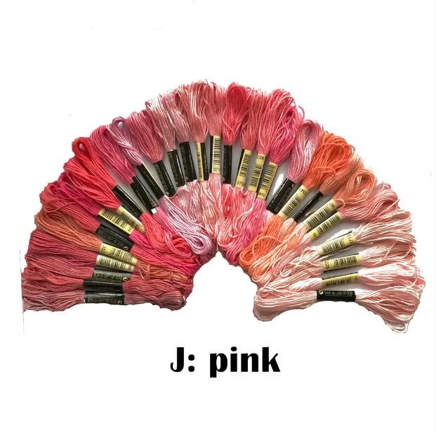 DIY Silk Line Branch Threads, Similar Dmc Thread Floss Skein Cross Stitch Thread, Random Color Embroidery, 30 Pcs, New