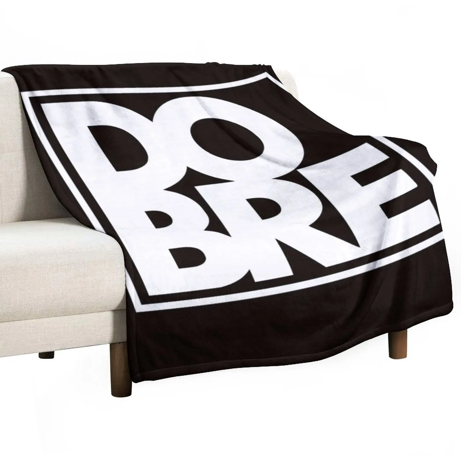 

New Kids Dobre Brothers White Logo Throw Blanket Luxury Designer Blankets For Sofas halloween Blankets