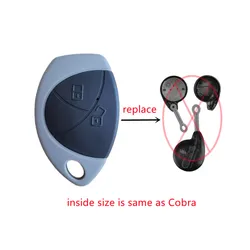 Coque de clé à distance pour Toyota Truguard, étui de remplacement, couvercle Fob, malaisien, local, alarme, asil ra, 7777, 1046, 3196, 2 boutons