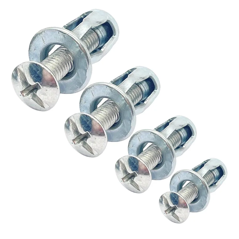 

4pcs M4 M5 M6 M8 Carbon Steel Petal Rivet Lock Nut Bolt Expansion Clamp Hollow Rivet Fixed License Plate For Car Screw Fastener