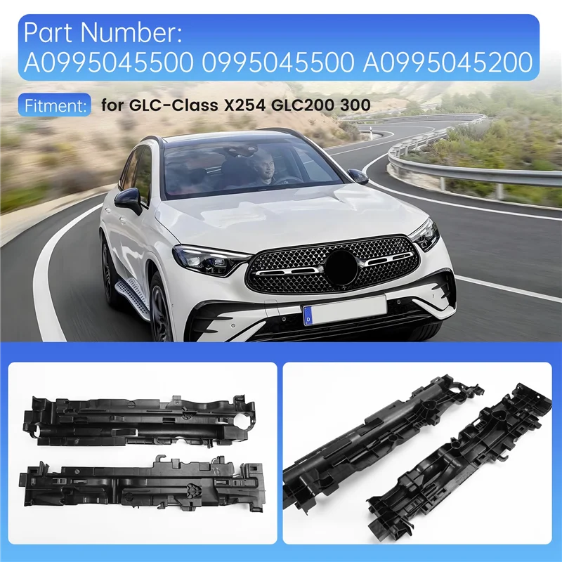 

VC-Innovative-1Pair Car Condenser Bracket Radiator Carrier Support For GLC-Class X254 GLC200 300 A0995045500 09950