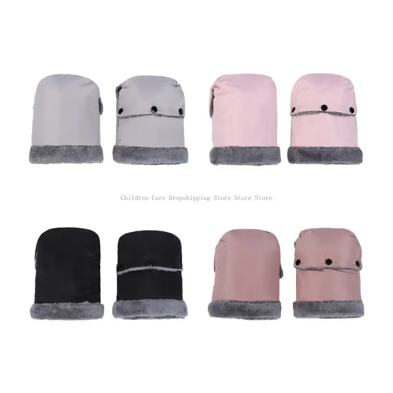 

Insulated Strollers Mittens Offering Winter Warmth Strollers Handlebar Covers for Christmas Birthdays & Baby Showers