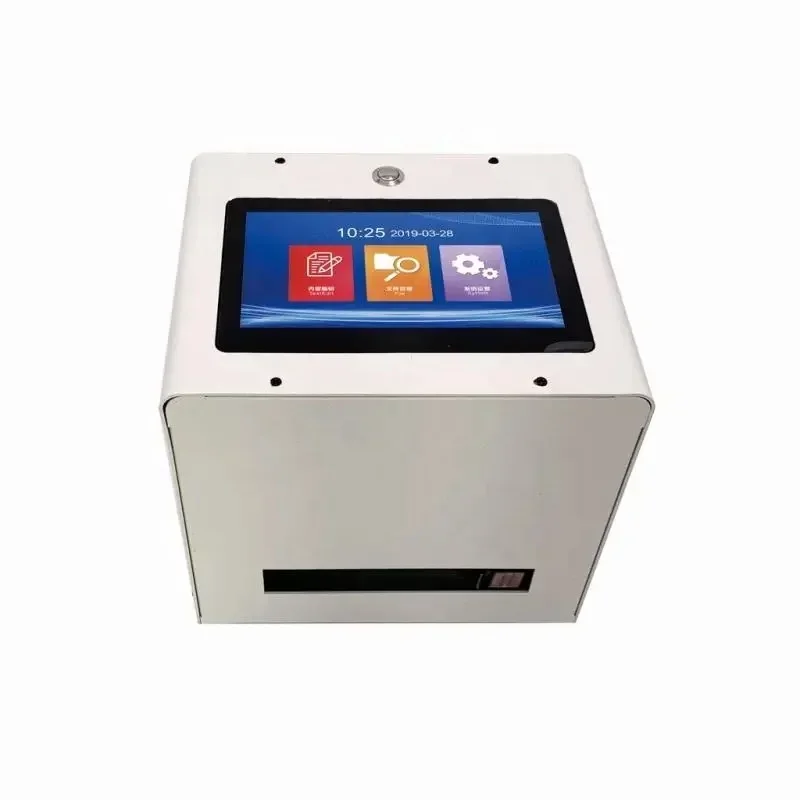 

HM288 Static intelligent Semi automatic inkjet printer Color touch screen intelligent USB QR code inkjet label printer