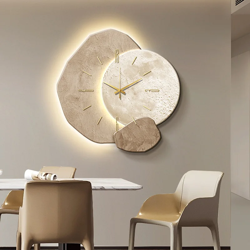 Luminous Vintage Clocks Wall Modern Digital Kitchen Hanging Clock Wall Luminous Quartz Orologio Da Parete Room Decorarion