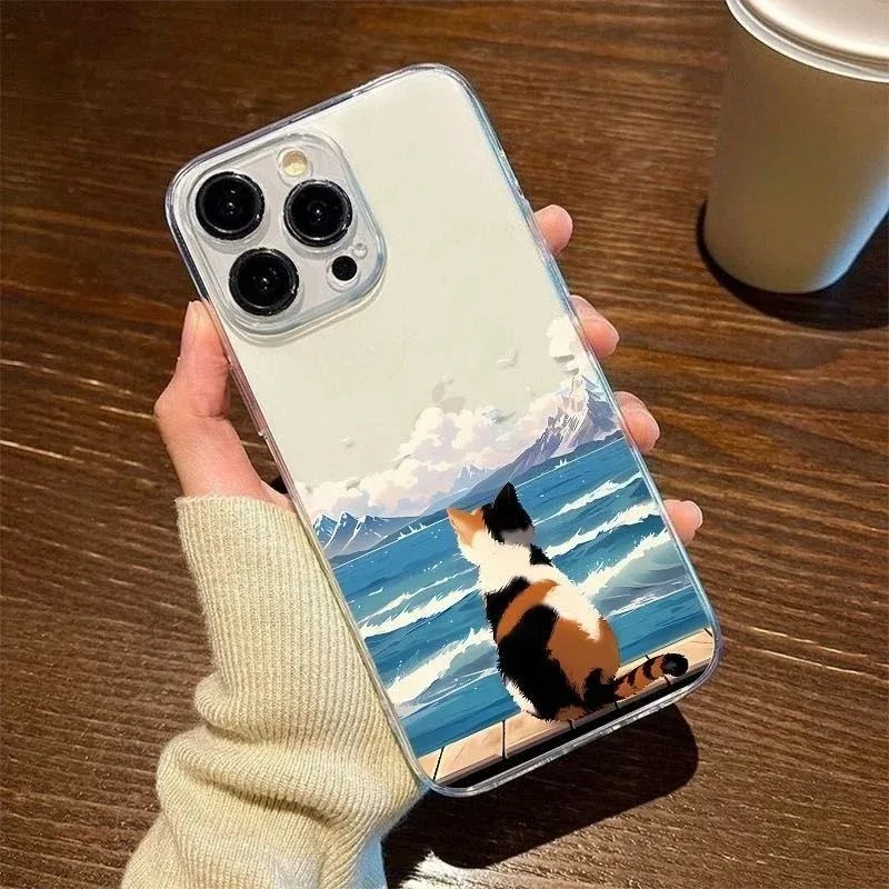 Cat Watching Sea Cl…