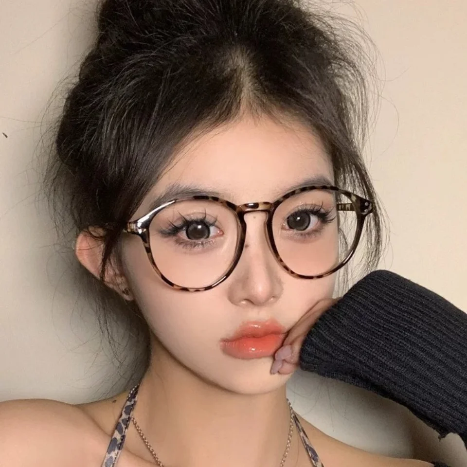 

Модная гибкая и ультралегкая оправа для очков TR90 для женщин, повседневный ретро-дизайн, стильные брендовые прозрачные очки для мужчин, люкс