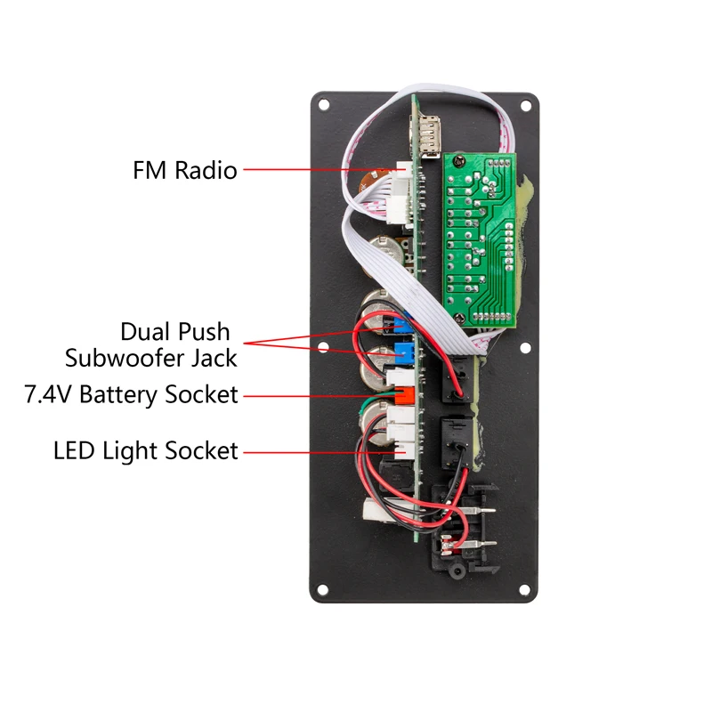 30-120W Audio Amplifier Board USB Dac FM Radio Support Dual Microphone Bluetooth Amplificatore Subwoof for Speaker 12V 24V 220V