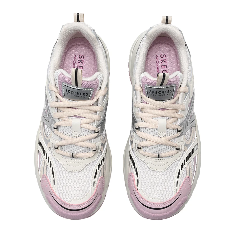 

Женские кроссовки Skechers, модные повседневные кроссовки на толстой подошве, увеличивающие рост, модель 177606-Ntpk