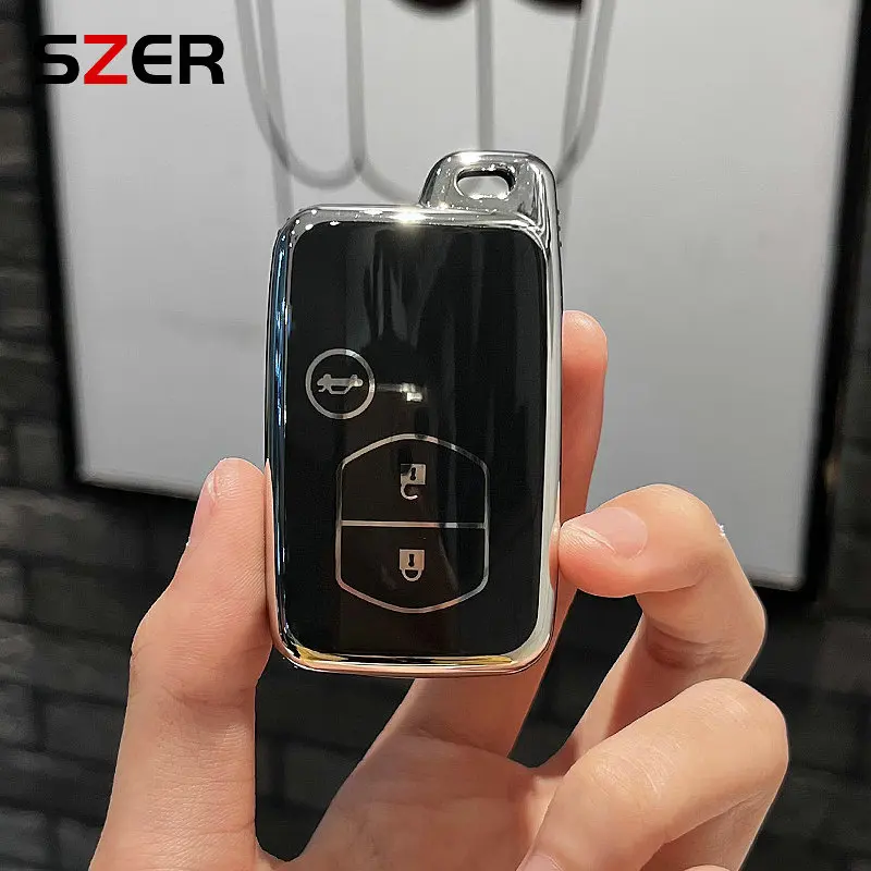 2 3 4 Button Car Key Case for Toyota Prius 30 Alpha Aqua Land Cruiser Auris for Lexus LC 200 Key Cover Holder Remote 2012 - 2014