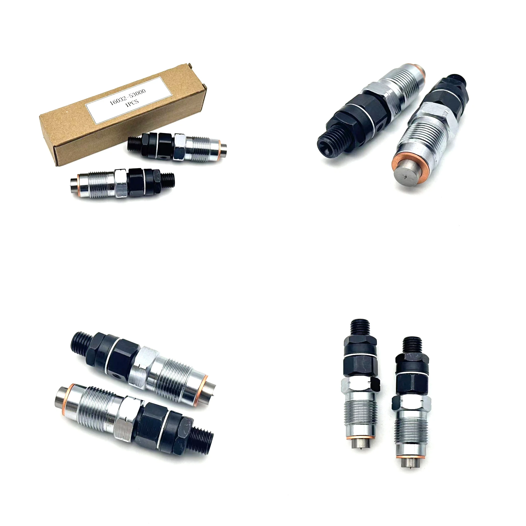 

16032-53000 Fuel Injector 4PCS 16032-53000 16032-53902 For Kubota D1105 D1105T D1005 D905