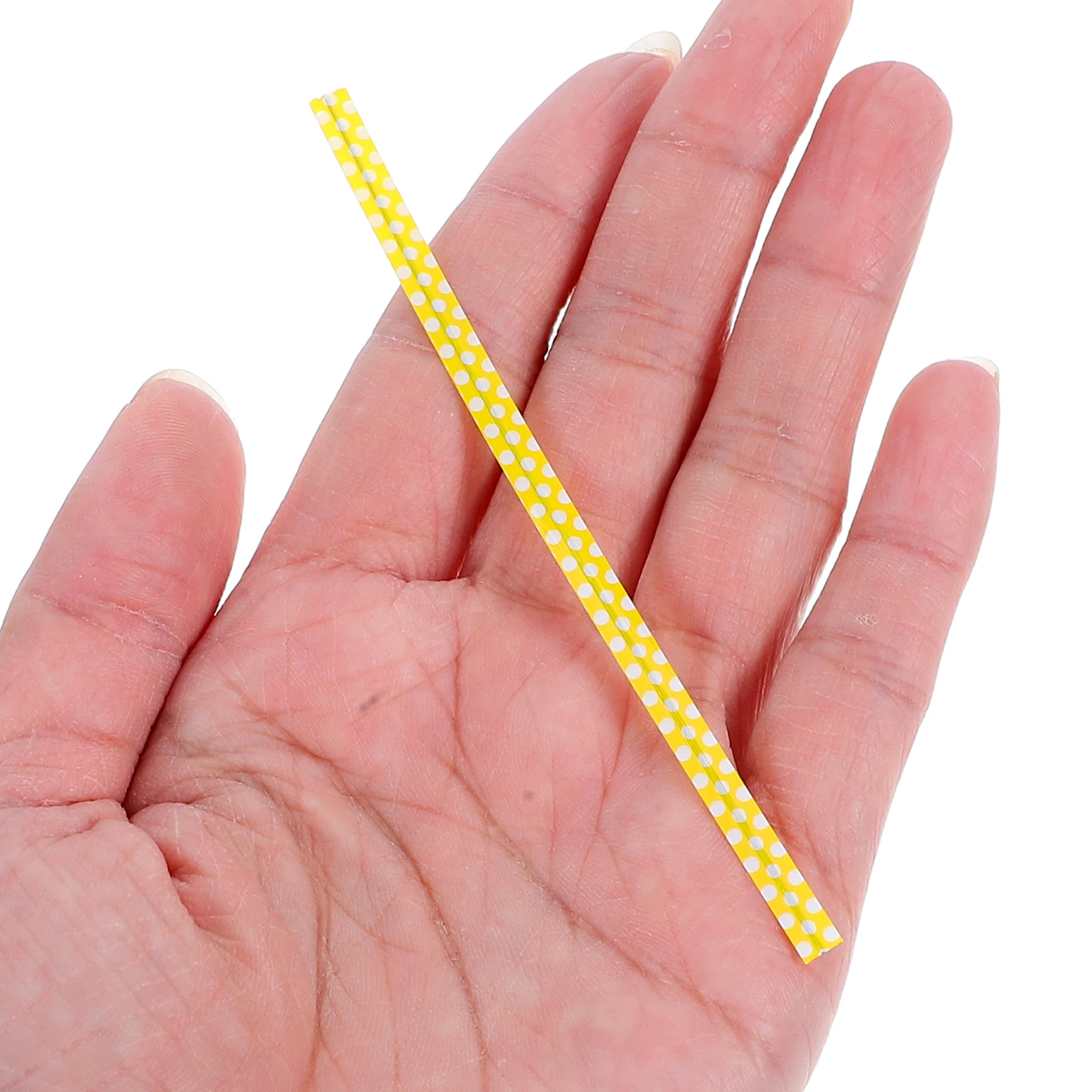 

500 Pcs Bread Bag Silk Plastic Coated Twist Ties Dotted Wire Biscuit Food Treat Reusable Wrapping Cookie