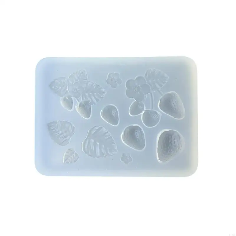 

R3MC Easy Release Silicone Mould for Customes Strawberry Craft Supplies Suitable for Home Decoration and Creative Education