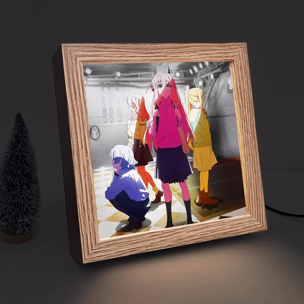 Anime BOCCHI A ROCA! Gotoh hitori lâmpada ornamentos figura mesa quadro espelho cosplay 7923 crianças coleção brinquedo