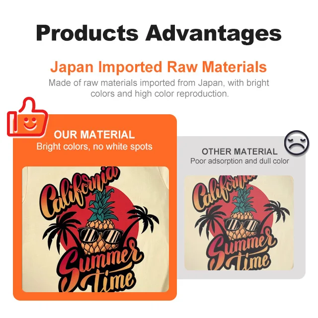 عالية الجودة 60 سنتيمتر 30 سنتيمتر 80 سنتيمتر 60 سنتيمتر * 100 متر 75U الوجهين DTF PET الطباعة المطبوعة نقل لفة فيلم ل DTF قميص الطابعة