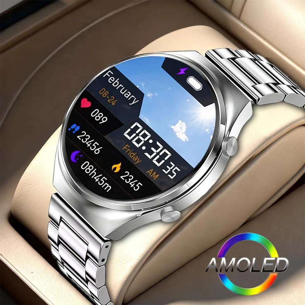 New Bluetooth Call Smart Watch Men Women Health Fitnes Sports Watches Man 1.53 Inch Full Screen Wireless Charging Smartwatch+Box