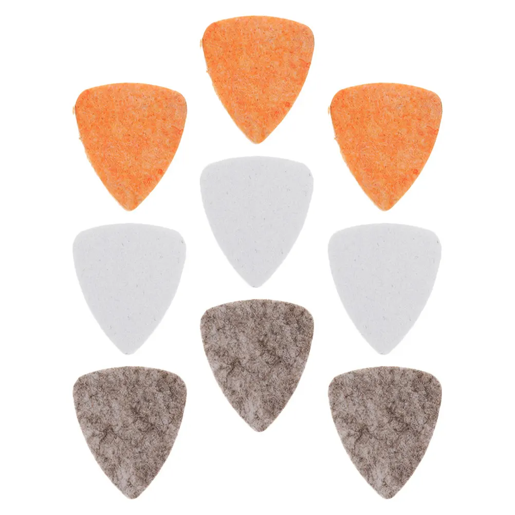

9 Pcs Ukulele Picks Guitar Aid Bass Plectrums Accessories Acoustic Supply Felt Ballad