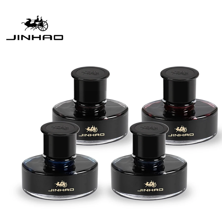 1 Flasche Jinhao Jin Bo 50ml Füllfederhaltertinte, Schwarz, Rot, Blau, Blau-Schwarz, Schnelltrocknende Großflasche Kalligrafie-Tinte, Geeignet für F – Detail 1