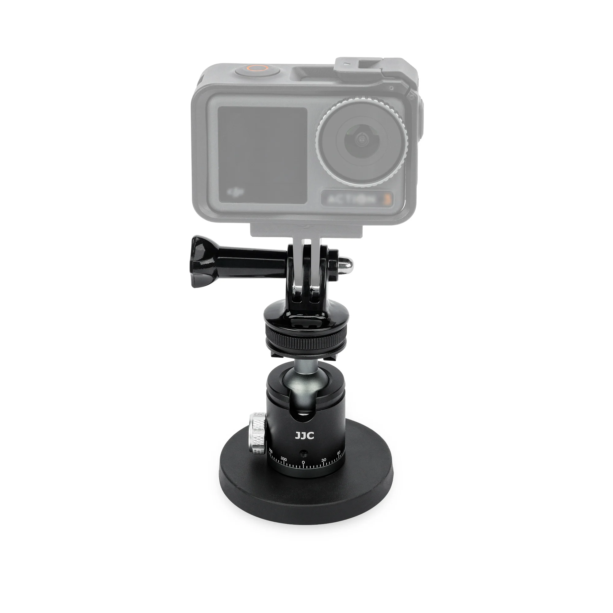 Dudukan kamera cangkir hisap mobil magnetis kuat, dudukan kamera pada jendela mobil dengan 360 kepala bola untuk GoPro Insta360 DJI Osmo, kamera aksi