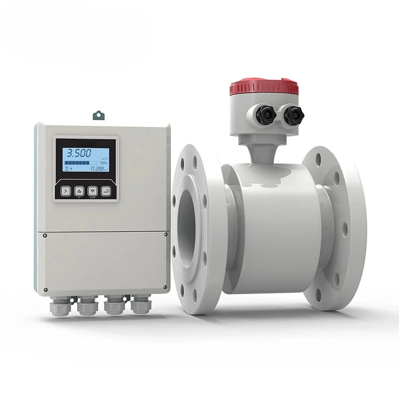 Emfm Magnetic Flow Meter Digital Output Electromagnetic Flow Transmitter Ss 316