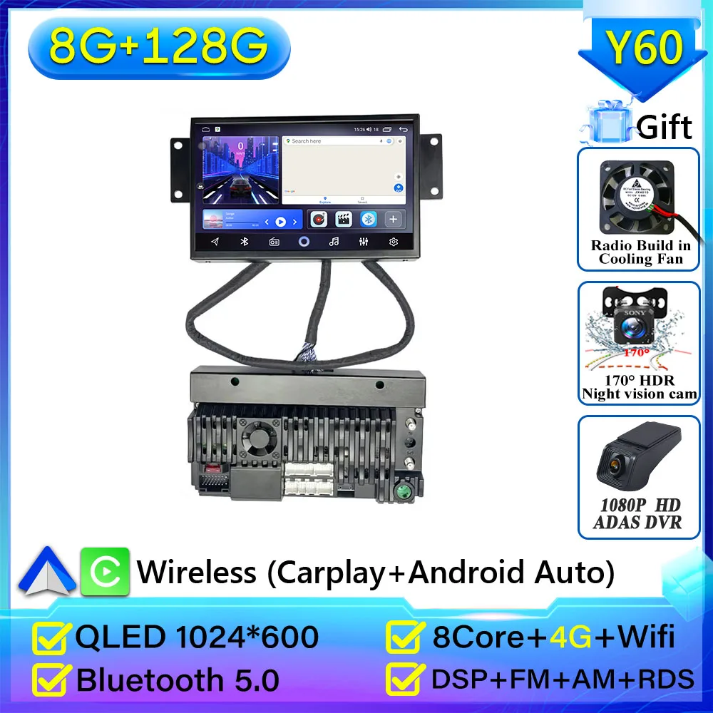 Voor Citroen DS3 C3 Autoradio Navigatie GPS Android Auto Stereo Multimedia Speler Scherm Video Carplay Video Geen 2din DVD