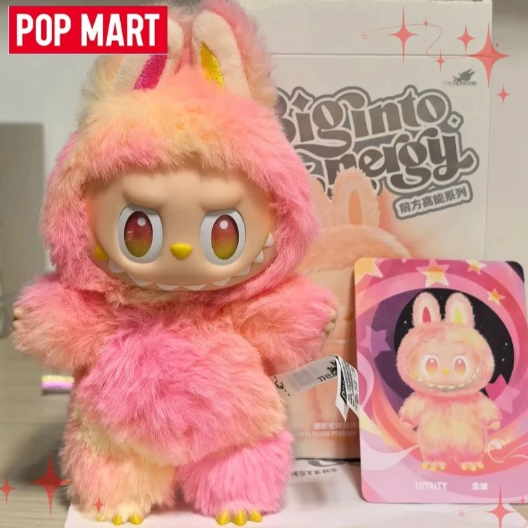 100% genuino Labubu 3.0 Forward Energy Plush - Pop Mart Oficial Suave Decoración del hogar Envío rápido