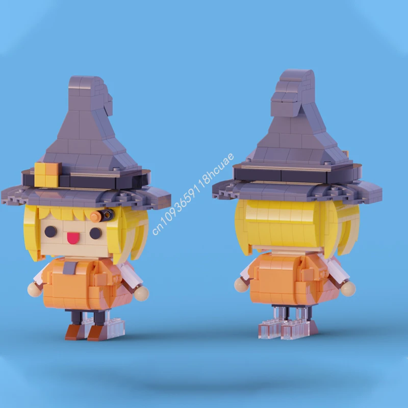 

373 шт. MOC Amelia Pumpkinsinson nan строительные блоки Рождественский подарок надувание креативный подарок на день рождения для молодых строителей развлечения