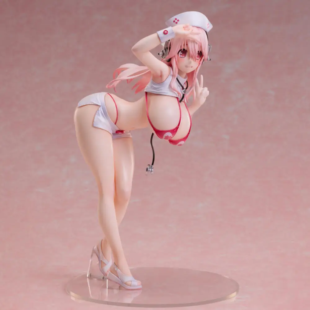 Official Genuine In Stock Unioncreative Super Sonico Nurse Bikini Figure Anime Model Boxed Toy