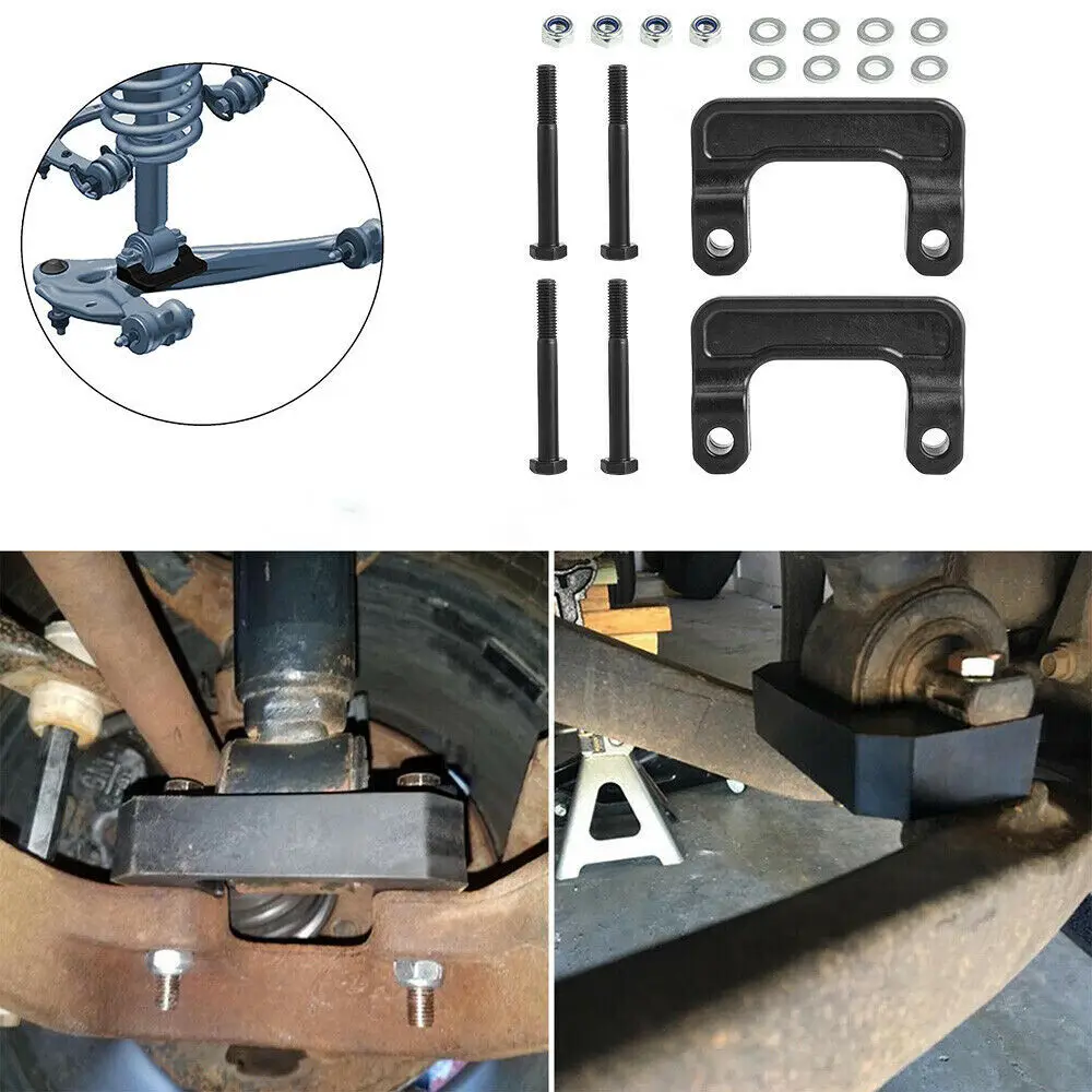 843030103484 طقم أدوات فواصل الرفع الأمامي 2 بوصة لـ 2007-2020 تشيفي سوبربان سيلفرادو جي إم سي يوكون 1500 2WD 4WD #5