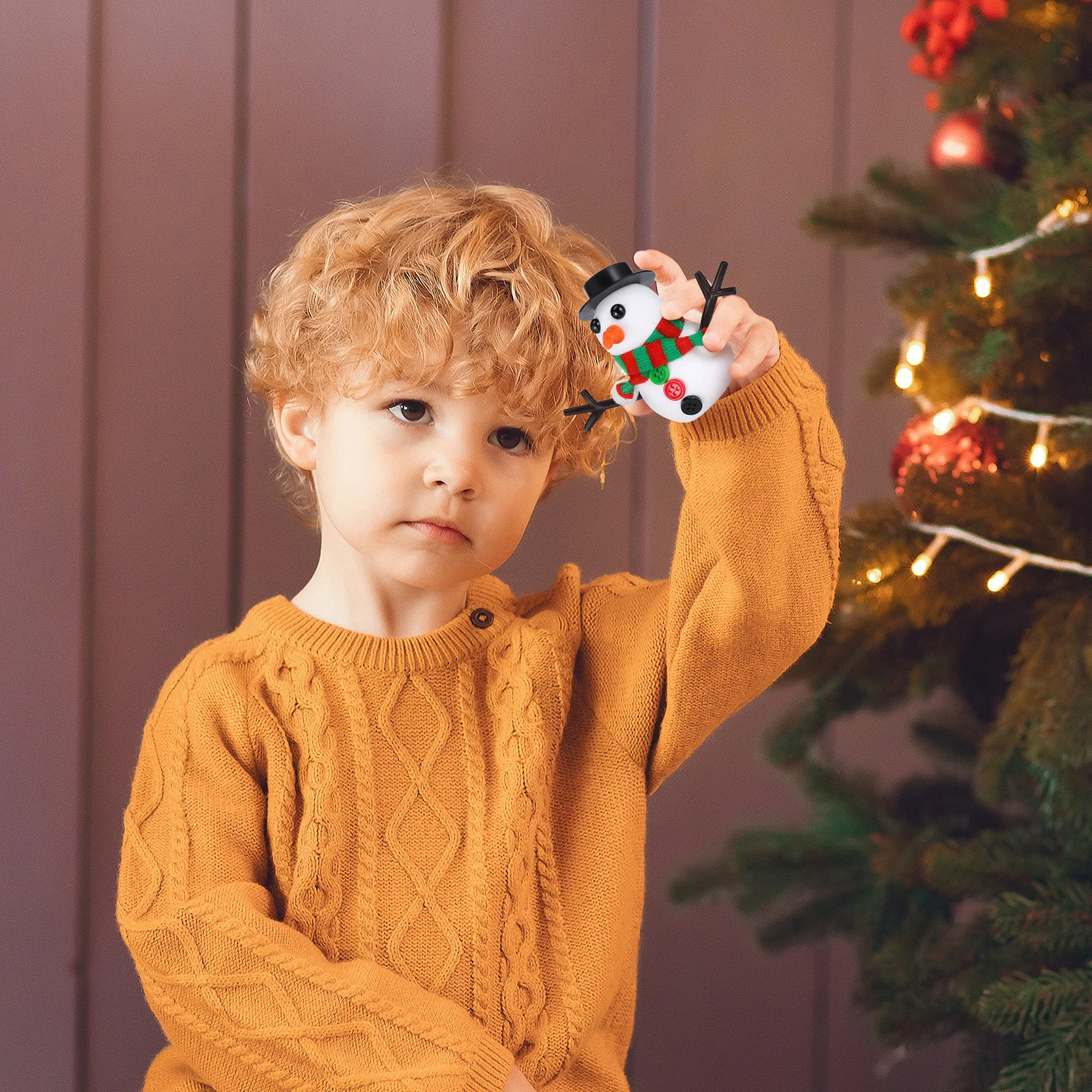 96-delige sneeuwpopknutselset voor kinderen: klei Bouw je eigen kerstactiviteitenset voor binnen Polymeer Klei Vakantieknutselsets Kerstmis