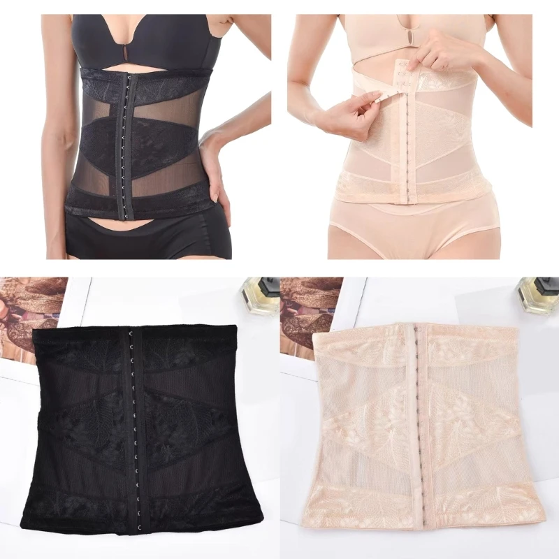 

Women Corset Lace Pattern Postpartum Body Shaper Compression Waist Trainer M/L/XL/XXL/XXXL