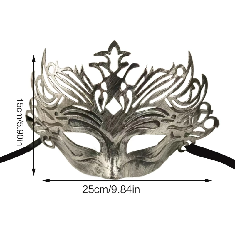 Máscara de fantasia Masquerade Ball-Mask Halloween Mardi Gras-Cosplay Party Masque Masque Masque Half Mask Props