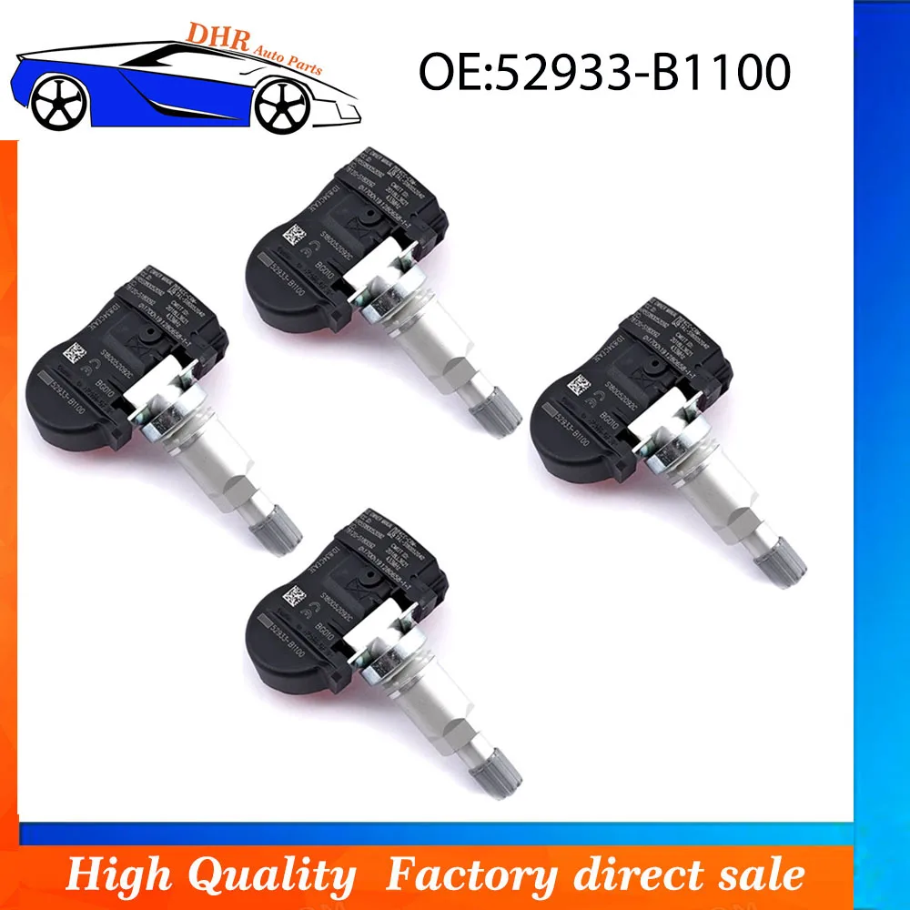 

TPMS 52933-B1100 Tire Pressure Sensor For Hyundai Santa Fe Equus Genesis Accent 52933B1100 433MHZ