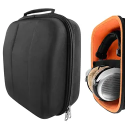 Geekria Headphone Case for HD800S HD820 Headphones, Replacement Hard Shell Travel Carrying Bag with Cable Storage