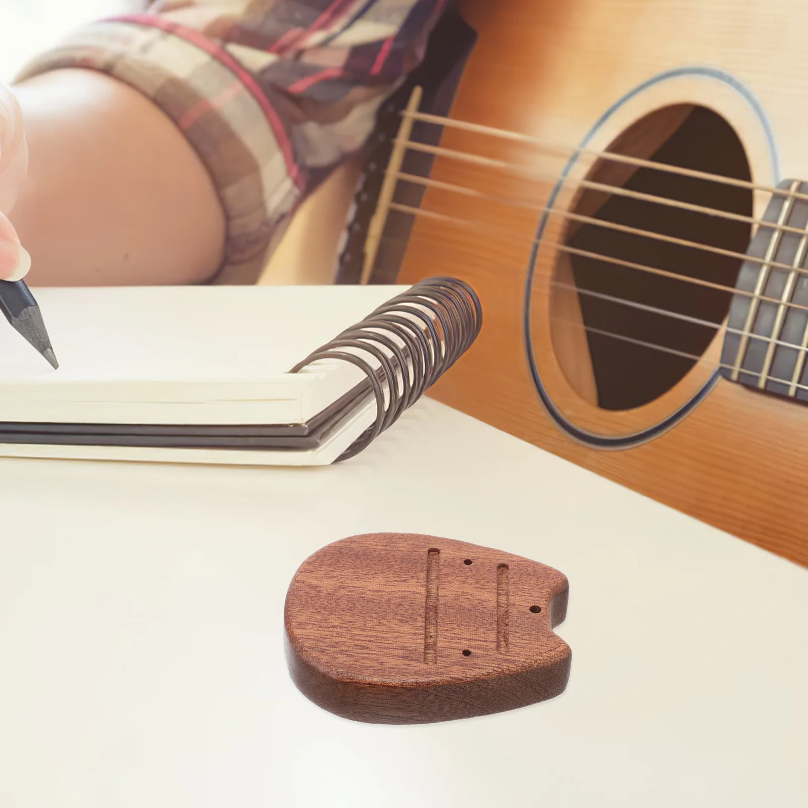 لوحة قاعدة كاليمبا ذات ثمانية نغمات من الخشب الطبيعي، لوح بيانو خشبي بديل لصوت رنين واضح وسهل