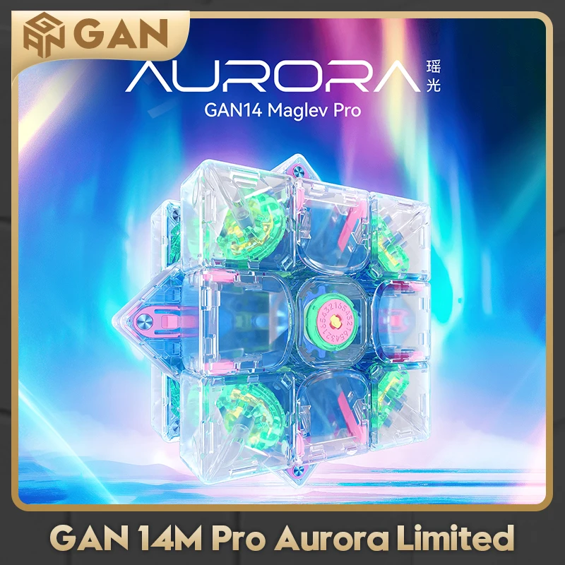 GAN14 Aurora maglev pro Limited YaoGuang 14 maglev pro flashiip 3x3x3 magic cube