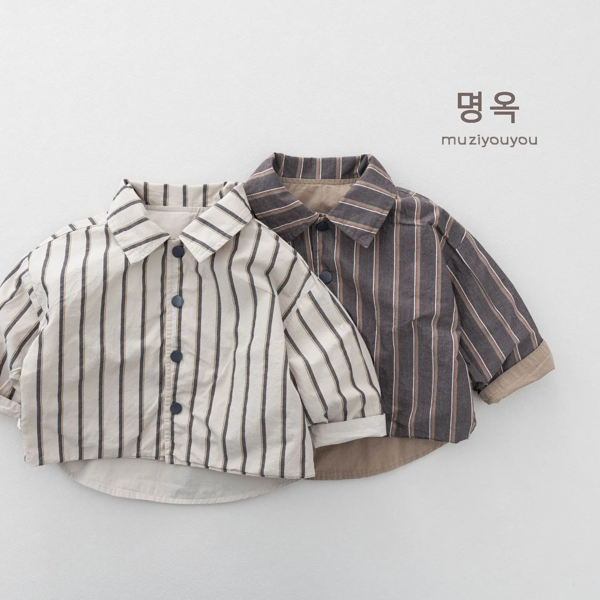 2026 Autumn New Children Long Sleeve Casual Jacket Boys Girls Double Sided Jacket Fashion Kids Clothes Baby Loose Tops