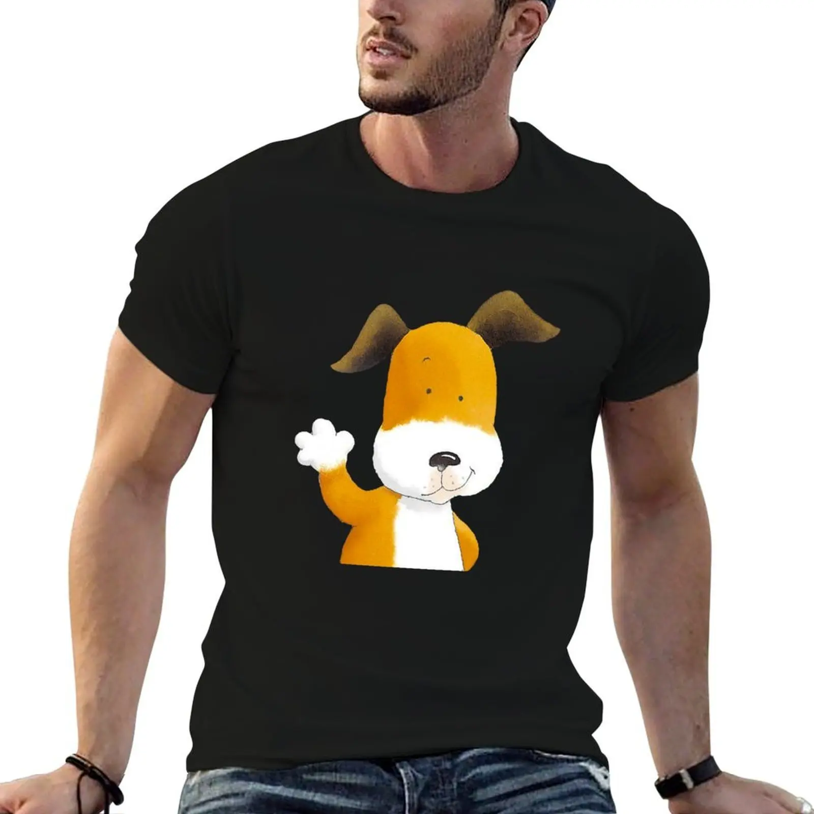

Kipper the dog T-Shirt t shirts for man cotton funny man t shirt luxury T-Shirt