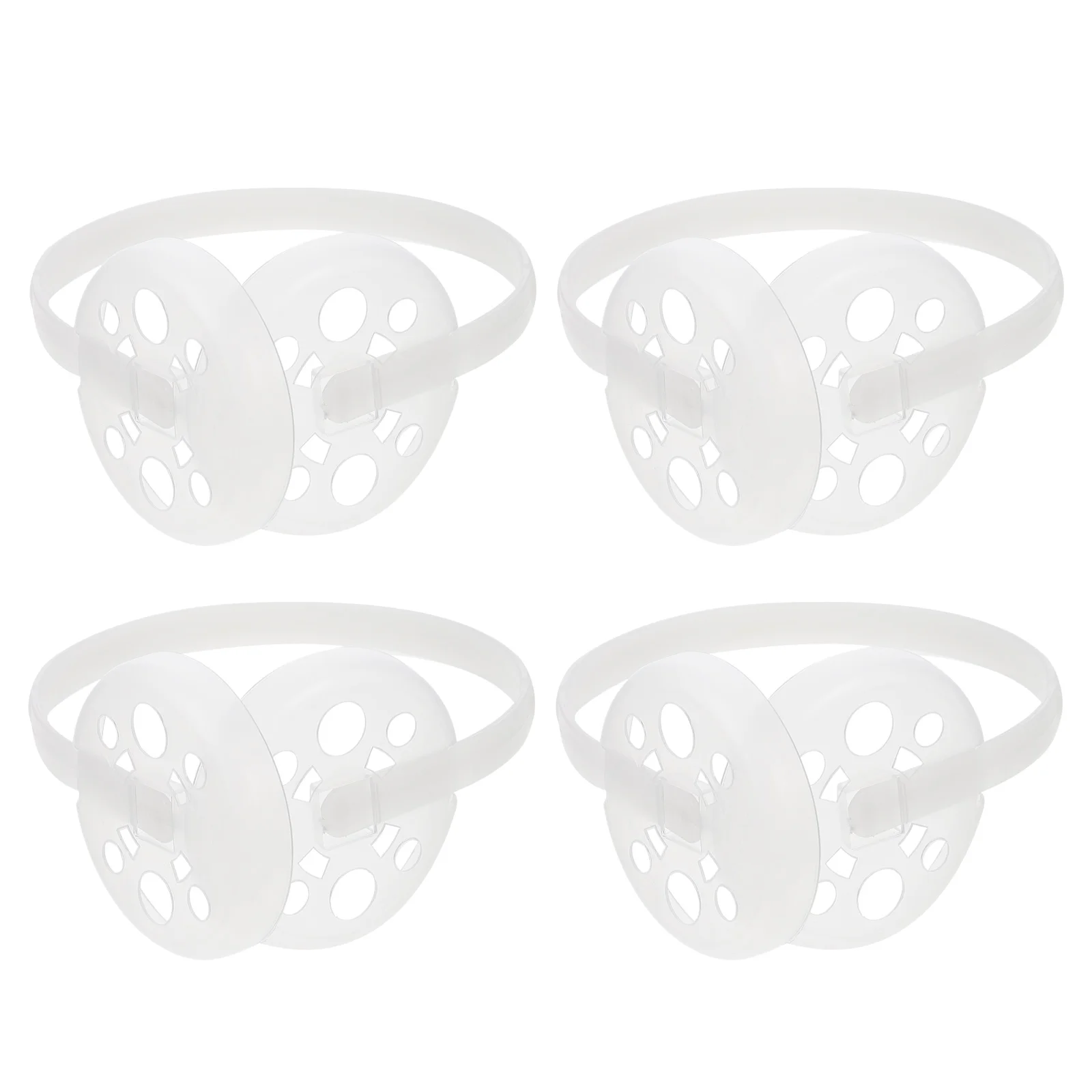 4 Pcs Earmuff DIY Rack for Plastic Plugs Replacement Parts Holder Sleeping Earbuds Shelf Warm Frame