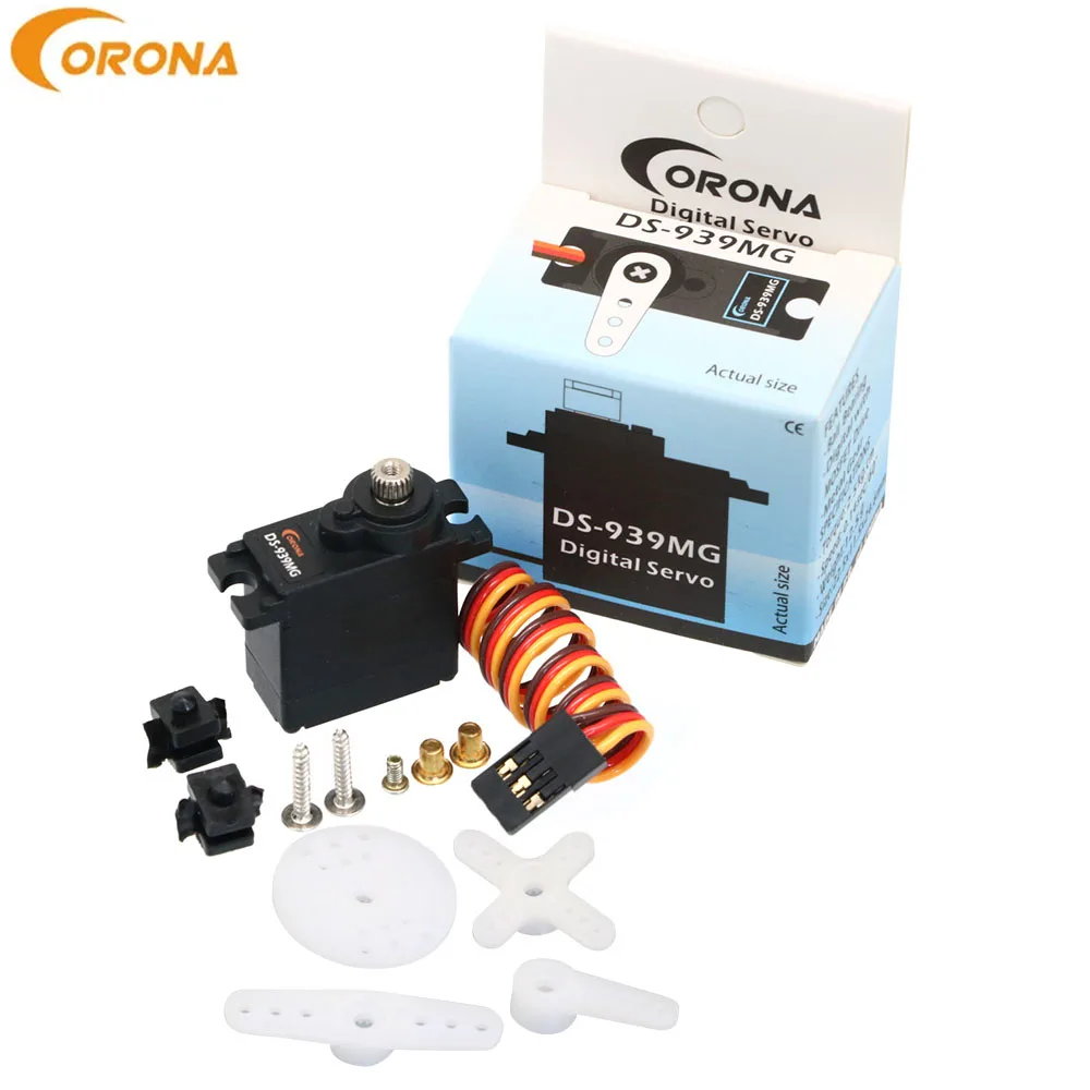 Corona DS939MG DS-939MG 4.8-6.0V 2.5kg Metal Gear Digital Micro Servo For RC Airplane Robot Parts Accessories Toys